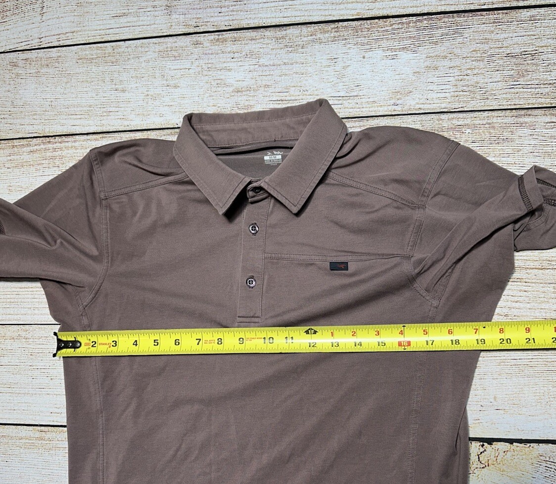 ARC'TERYX Polo Arcteryx viola malva taglia media uomo manica corta golf attivo