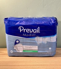 Prevail Nu-Fit Adult Briefs Pk of 18 (NU-013/1) Size Large Max Absorbency Soft