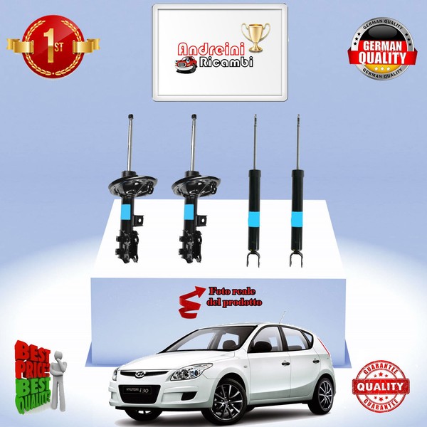 Set 4 StoßDäMpfer Vorderseite + Heck Hyundai I30 1.6 85KW 116CV Von 2008-> A59-image