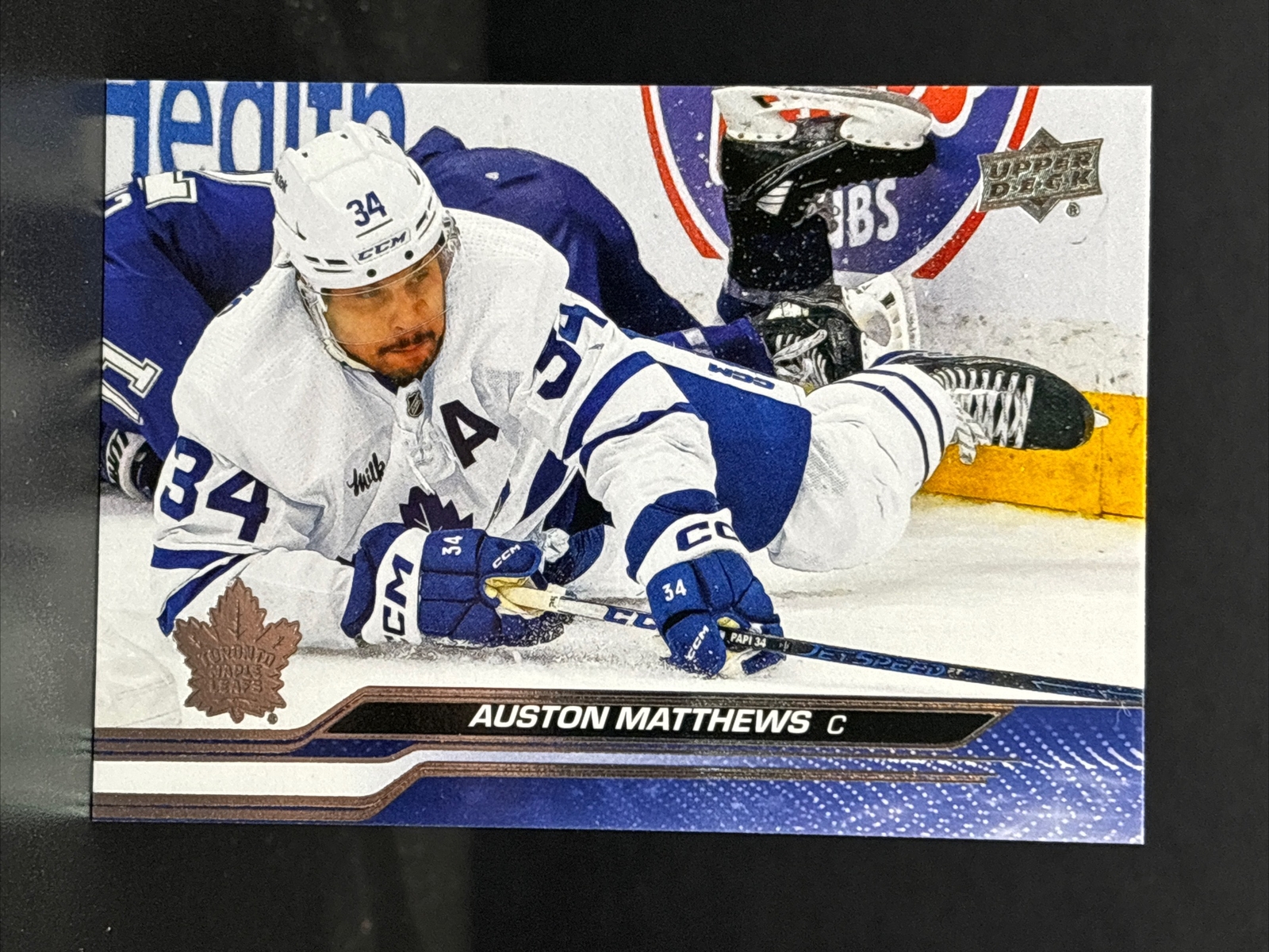 2023-24 Upper Deck Series 1 Base #167 Auston Matthews Toronto Maple Leafs