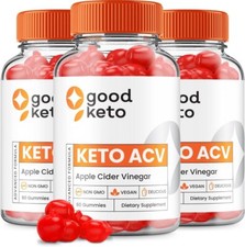 (3 Pack) Good Keto ACV Gummies - Official - Keto Good ACV Advanced Formula...
