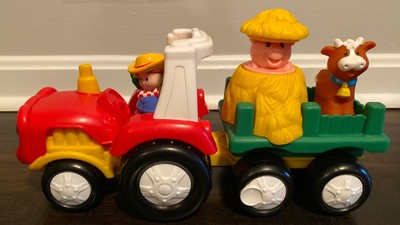 fisher price tow and pull tractor