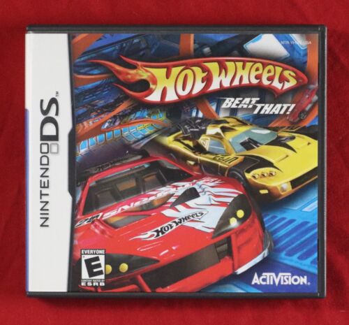 Hot Wheels: Beat That! (Nintendo DS, 2007) - CASE & MANUAL ONLY - NO GAME - Picture 1 of 3