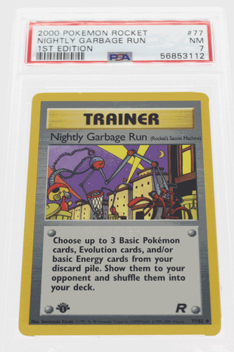 Nightly Garbage Run (1st Edition) graded PSA 7 for sale on eBay