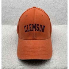 Clemson Tigers Legacy Baseball Hat Mens OSFM Orange Arch Spell Out NCAA Sports