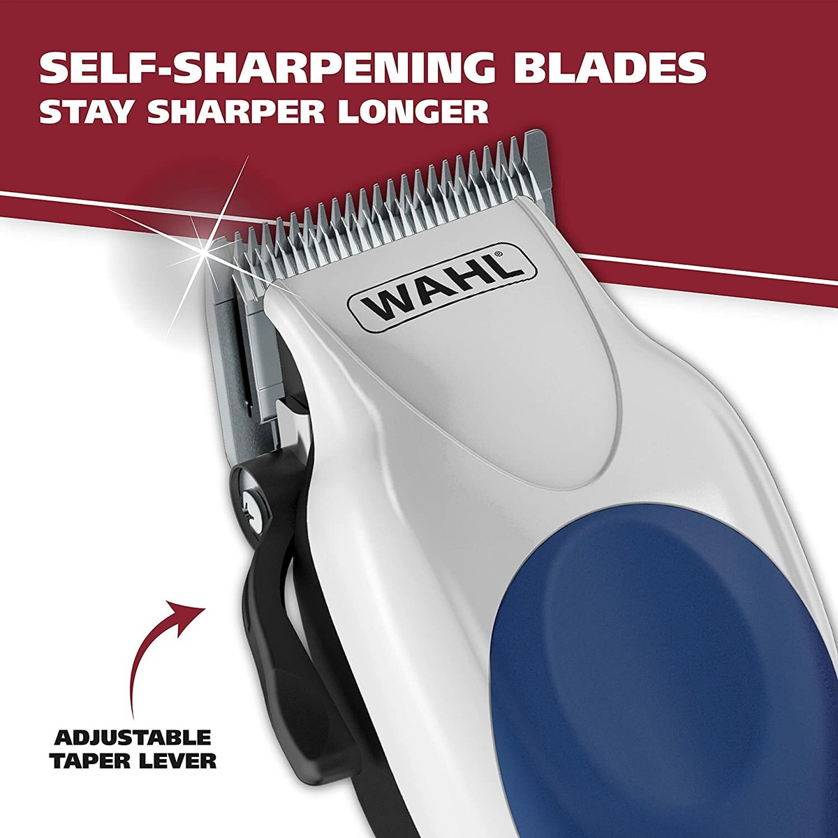 NEW Professional Kit Wahl Clipper Color Pro Complete Hair Cutting