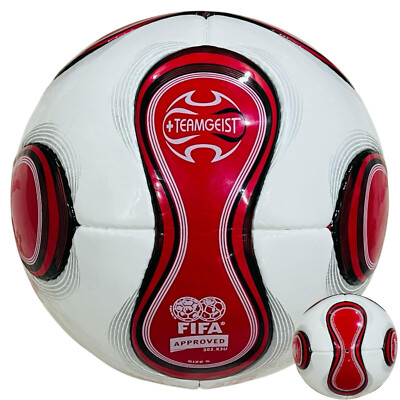 Adidas Teamgeist 2006 FIFA World Cup Final soccer Match Ball   Red , #5