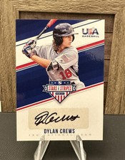 Dylan Crews 2018 USA Baseball Stars & Stripes 15U National Team Signatures Black