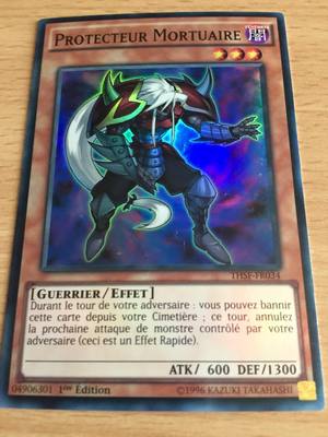 Yu-Gi-Oh! Karte THSF-FR034 Totenschutz (Super Rare) 1. Auflage