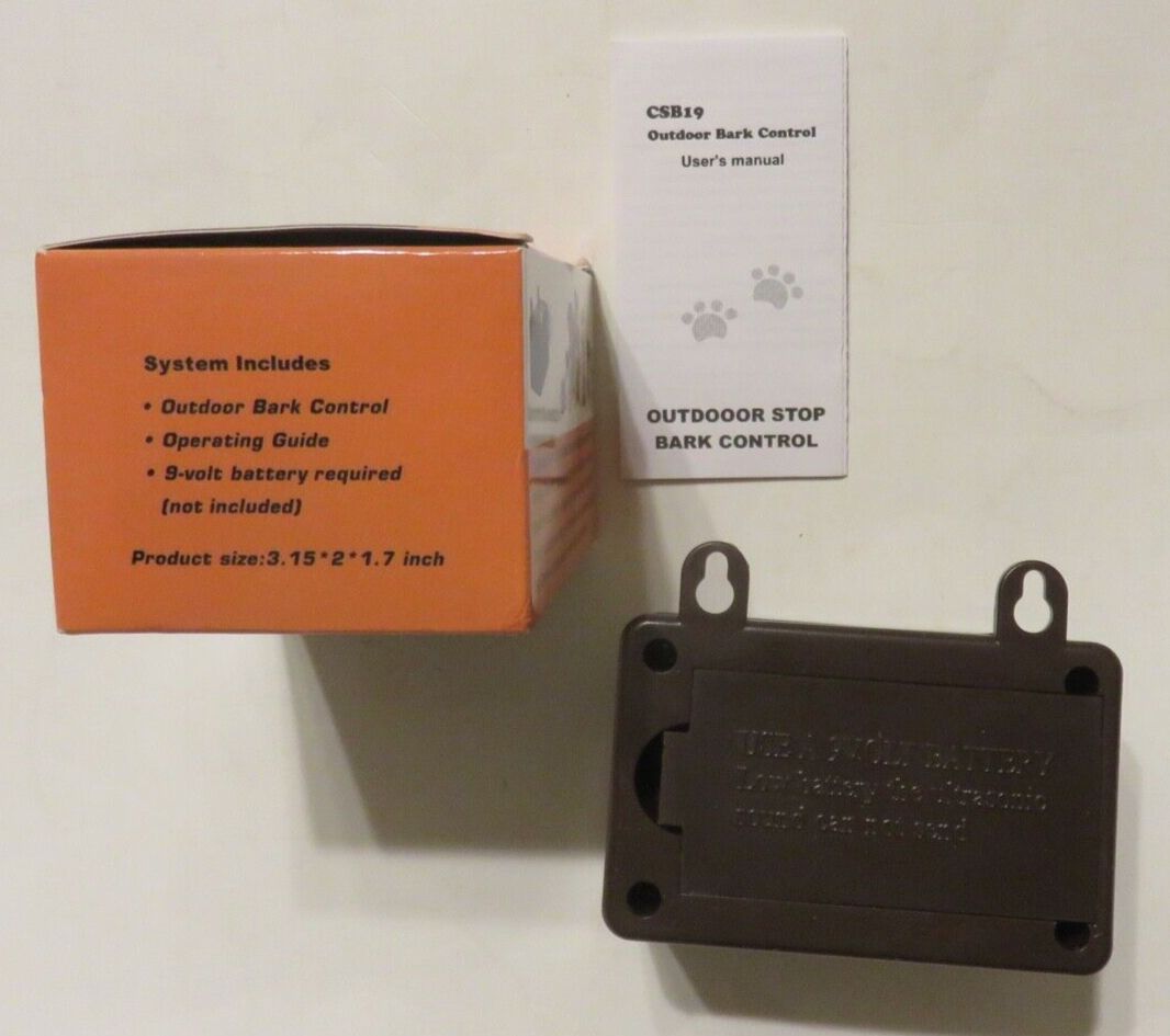 Outdoor Anti Bark Device Ultrasonic Dog Barking Control Repeller