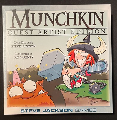 Brand New Sealed Munchkin Guest Artist Edition Card Game