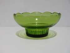 E O Brody M2000 Glass Planter Bowl Avocado Green