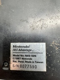Nintendo Nes Advantage Joystick Controller NES-026 1987 Untested #O5