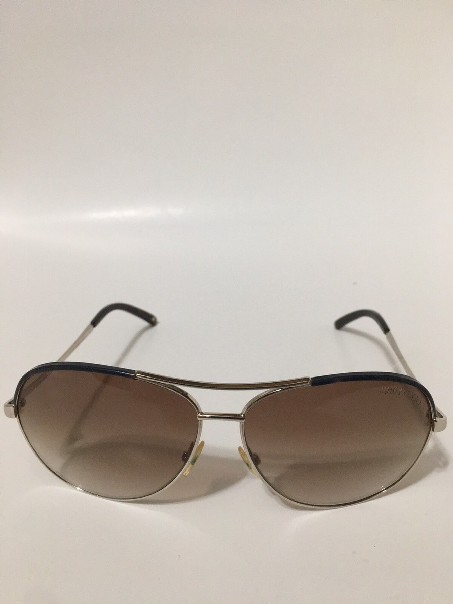 Jimmy Choo Brown Aviator Sunglasses Timeless Design Vira | Transparent Tan Aviator Sunglasses | JIMMY CHOO main image 4