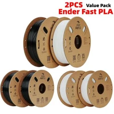 Creality 2PCS Value Pack Ender Fast 1.75mm PLA 3D Printing Filament 300mm/s 2KG