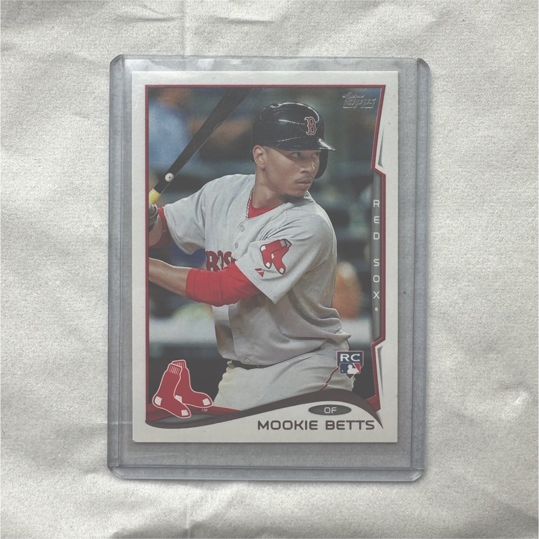 Topps 2014 Update Series Mookie Betts Rookie Card US-26 Batting