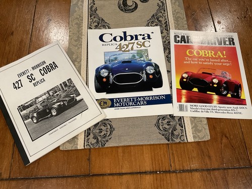 ORIGINAL 1990 / 91 EVERETT MORRISON 427 SC COBRA REPLICA LITERATURE BROCHURE ETC