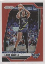 2024 Panini Prizm WNBA Red Prizm 197/299 Teaira McCowan #105 r5f