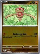 Baltoy 046/086 Common Chaos Rising Pokemon Reverse Holo Near Mint