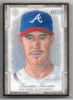 Greg Maddux 2019 Topps Transcendent FFR-GM Franchise Favorites #/100