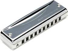 Suzuki Promaster 10 Hole Diatonic Harmonica, Key of A, MR350A