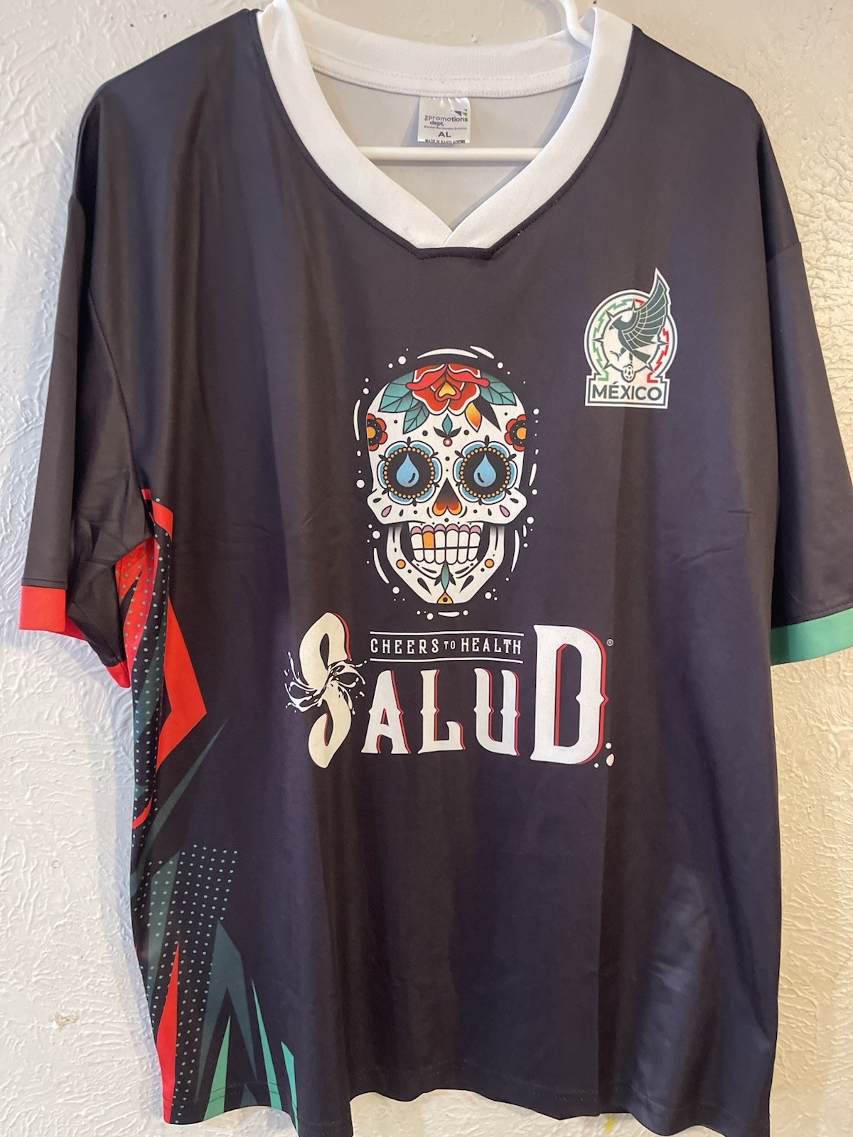 Fifa Mexico Vs Portugal Final Game Match Salud Jersey XL