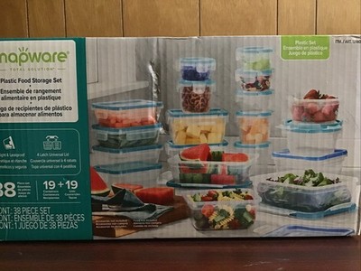 Snapware 38-Piece Plastic Food Storage Set , Airtight Containers
