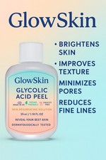 GLYCOLIC ACID Skin Peel 10%-70% AHA Peel - Acne Blackheads Dark Spots Oily Skin