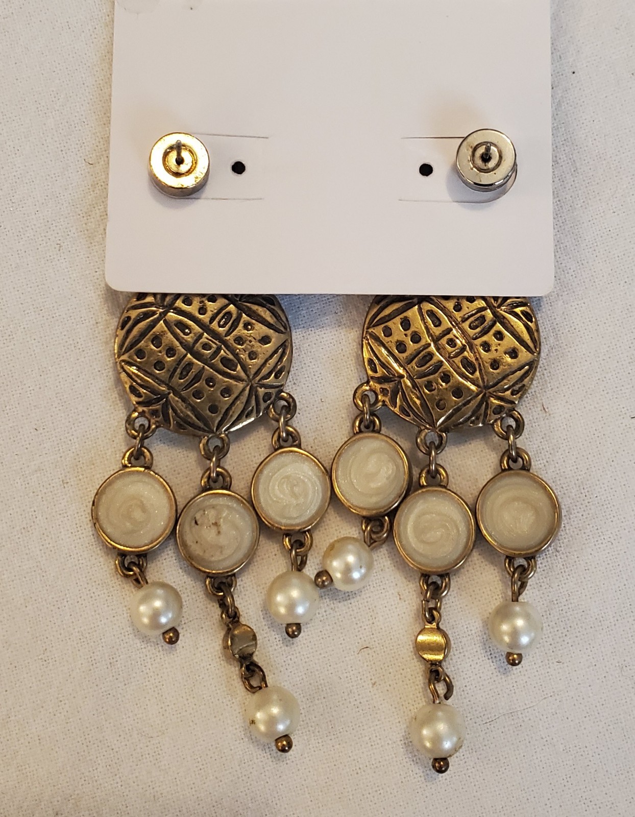 Chicos Beautiful Dangle Statement Earrings. Excel… - image 5