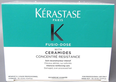 Kerastase Fusio Dose Concentre Resistance, 10 vials of 0.4oz / 12ml | New