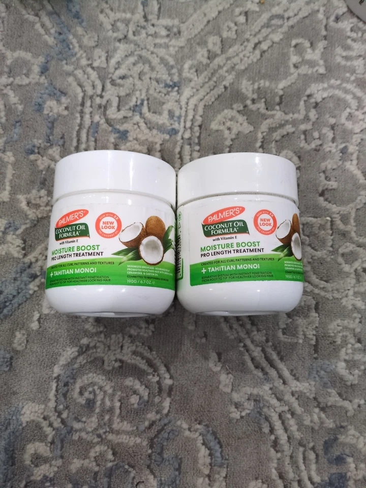 Palmers óleo de coco fórmula hidratação impulso tratamento comprimento profissional 6,7 oz - lote de 2 - Imagem 2 de 4