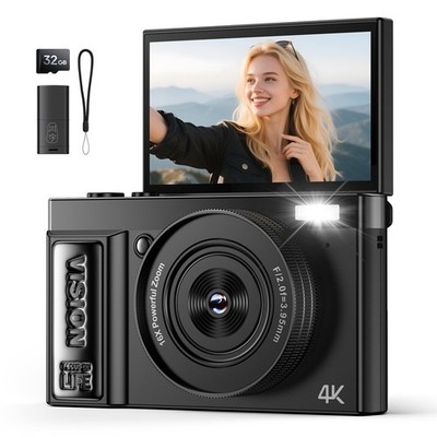 4K DV Videokamera 64MP Camcorder Digital Cameras Vlogging Kamera Videorecorder