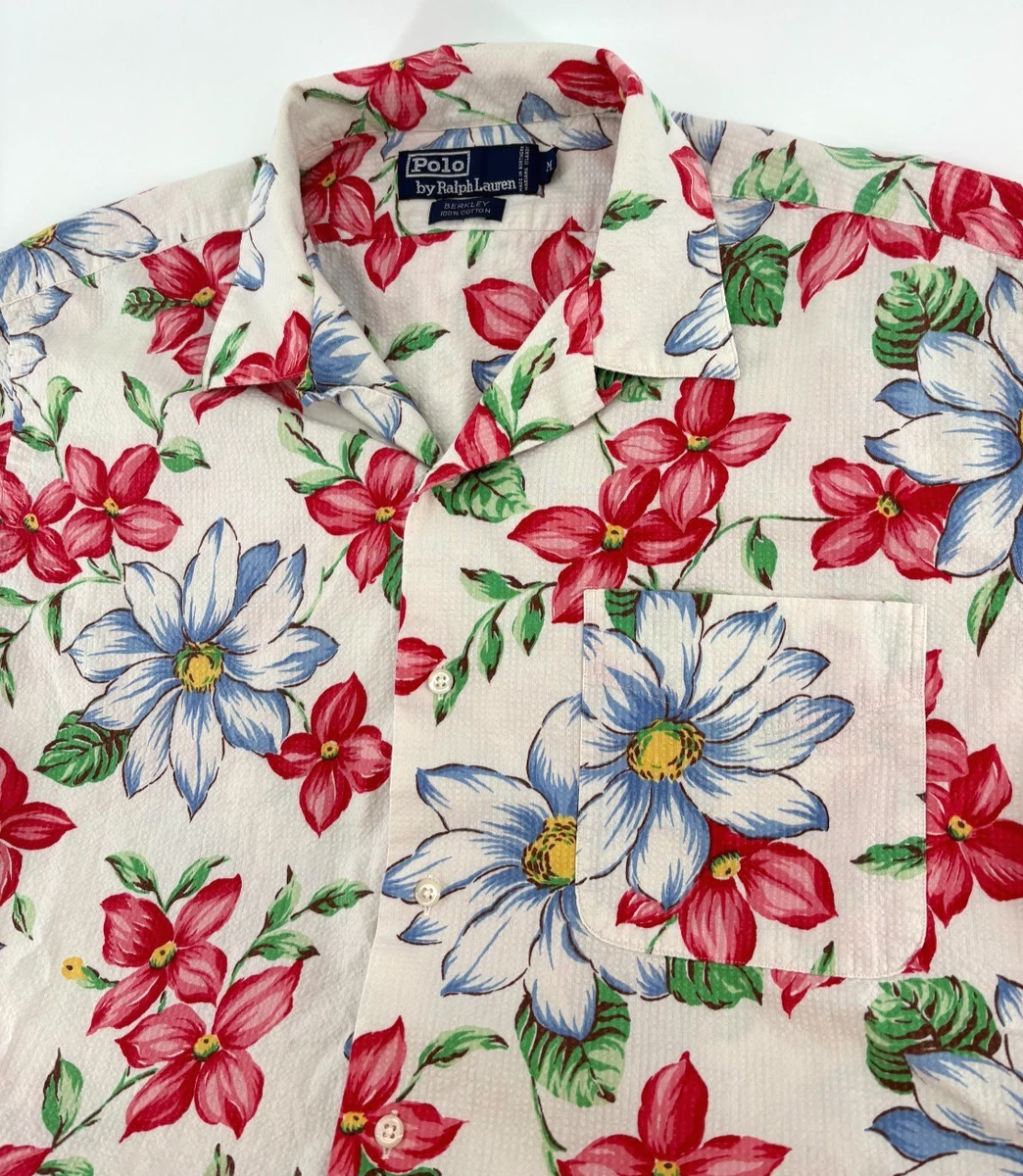 Polo Ralph Lauren Short Sleeve Hawaiian Casual Button-Down Shirts