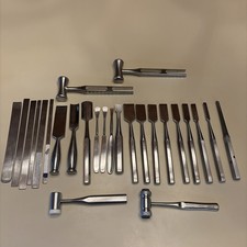 X-Spine Codman Surgical Orthopedic Hammer Chisel Osteotomes Back Whacker Lot !