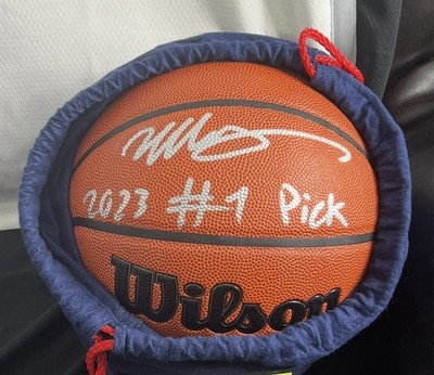 Victor Wembanyama Spurs Signed Wilson Authentic Indoor/Outdoor