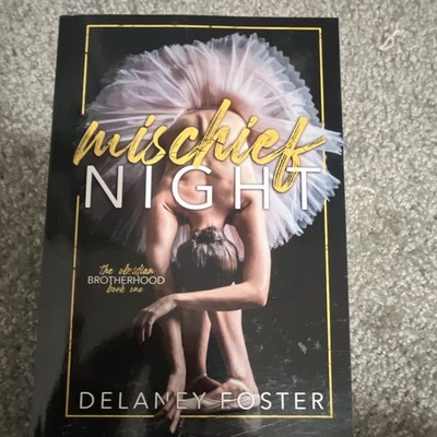 Delaney Foster Mischief Night Obsidian Brotherhood PB Signed Inscribed