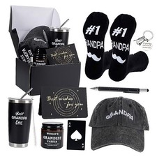 9 Pieces Grandpa Gifts Fathers Day Gift for Grandfather from Normal Style