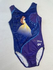 GK Elite DISNEY PRINCESS Leotard Gymnastics BELLE Beauty  The Beast Tank SZ: CL