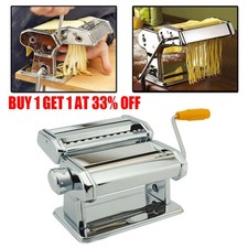 5-in-1 Stainless Steel Pasta Lasagne Spaghetti Tagliatelle Ravioli Maker Machine