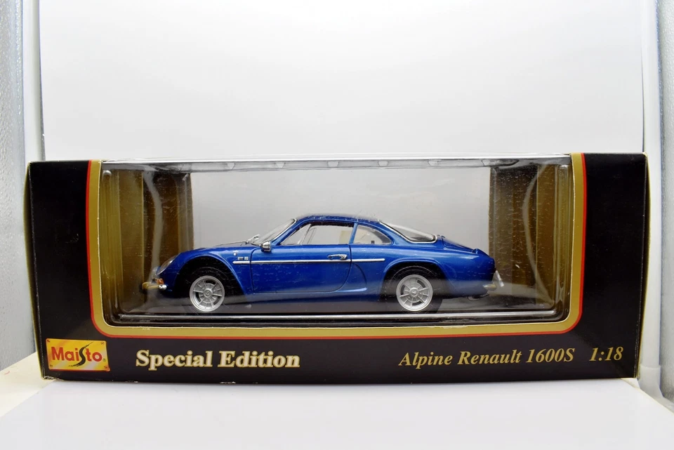 Modellino auto scala 1:18 alpine Renault 1600S Maisto diecast modellismo statico - Immagine 2 di 4