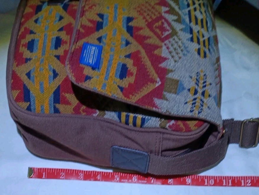 Pendleton Wool Canvas Messenger Bag Southwestern … - image 12