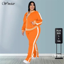 Plus Size Women  s Tracksuit 2 Piece Set Hoodie Sweatshirt Sweatpants Outfit