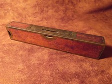 Antique Stratton Brother 10 Rosewood Level Greenfield Mass Patented Mch 1, 1870