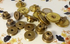 MECCANO PART 22 22A 23 23A  PULLEY PULLEYS WITH BOSS ETC X17 PARTS JOB LOT TOY
