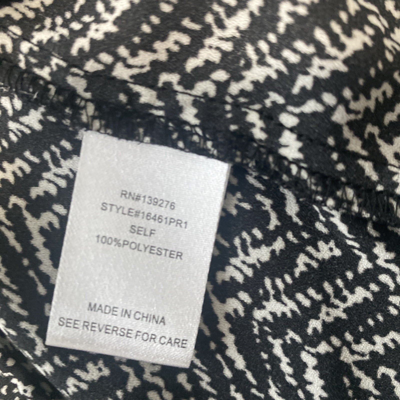 Daniel Rainn Size S Bernal Split Neck Blouse Blac… - image 4