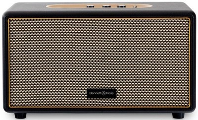 Bennett & Ross Premium Bluetooth Lautsprecher Retro Kunstleder 60W USB AUX