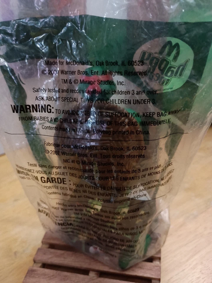 Figura de acción Raphael TMNT 2007 Raph McDonald's #5 Teenage Mutant Ninja Turtles Foto 2 de 2