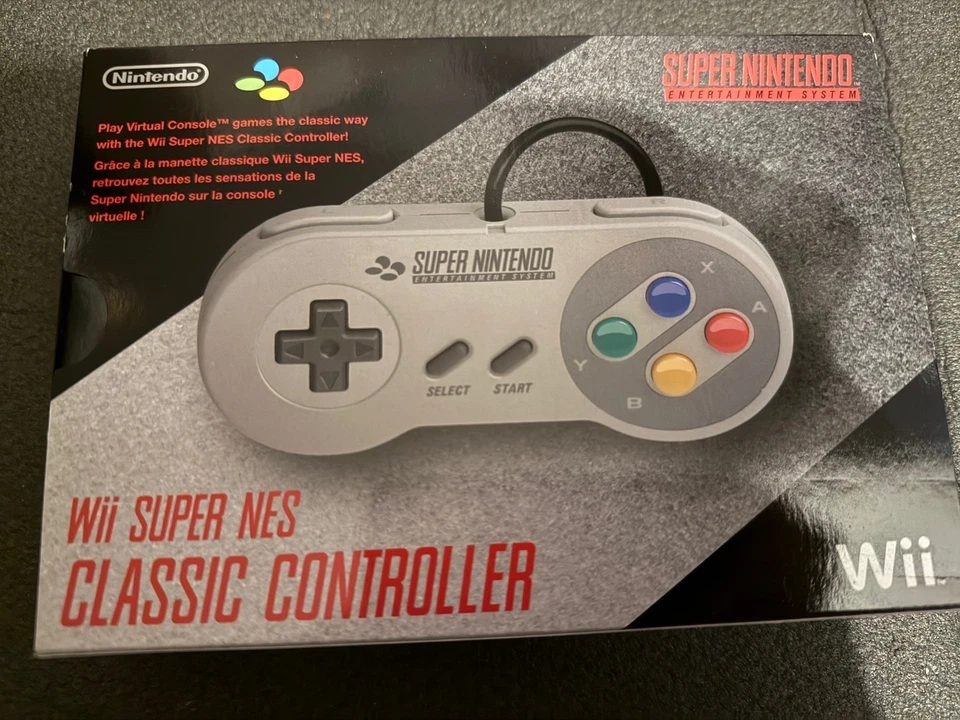 Manette Wii SNES - Classic Controller Super Nintendo Club - NEUVE - New - Photo 2/2