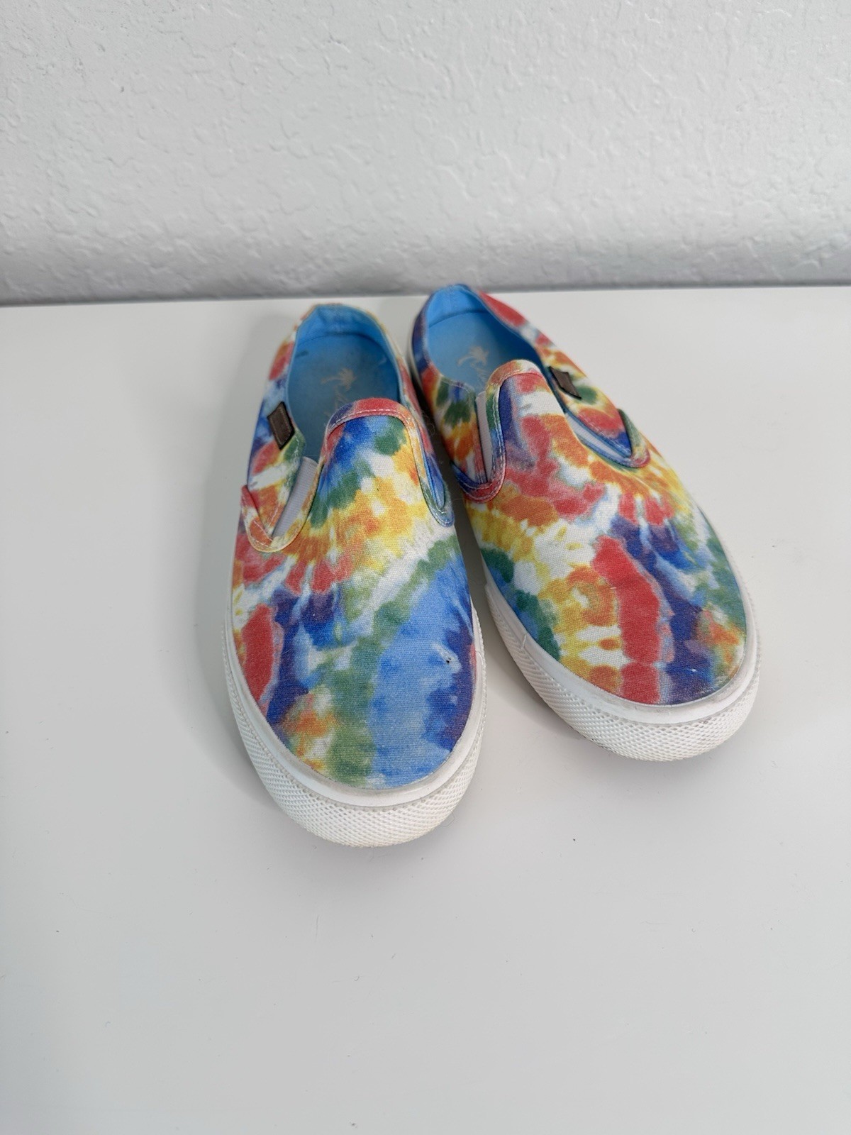 Margaritaville Sailor Size 8 Women's Tye-Dyed Slip On Sneakers Multicolor