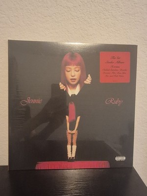 Jennie - Ruby Vinyl New Explicit Colored Red The First Studio Album